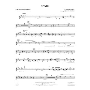 Spain - Eb Baritone Saxophone